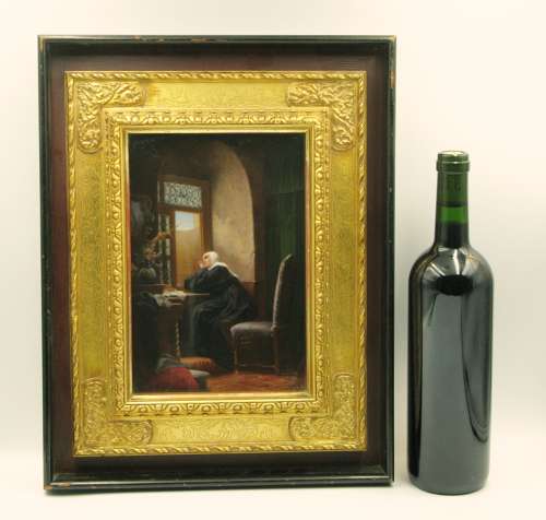 C1900 Oswald Deitrich Gebruder Heubach porcelain plaque