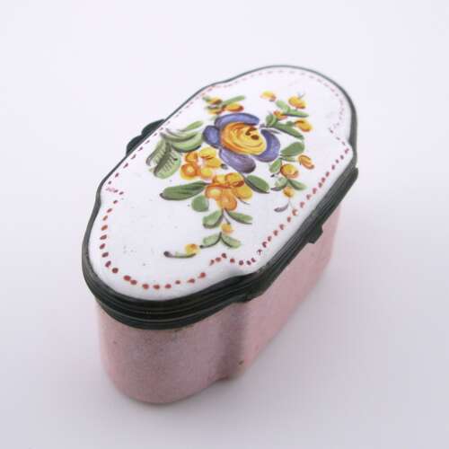 Late 19th-century French Samson enamel snuff box, signed