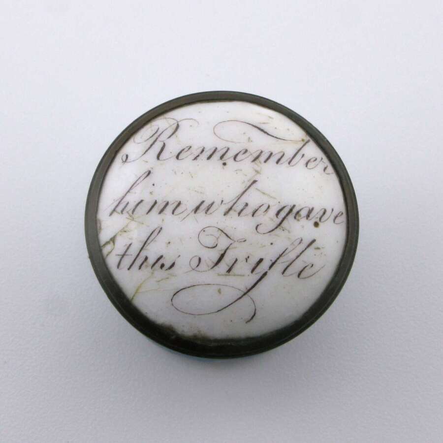 18th century miniature South Staffordshire Bilston enamel patch/pill box