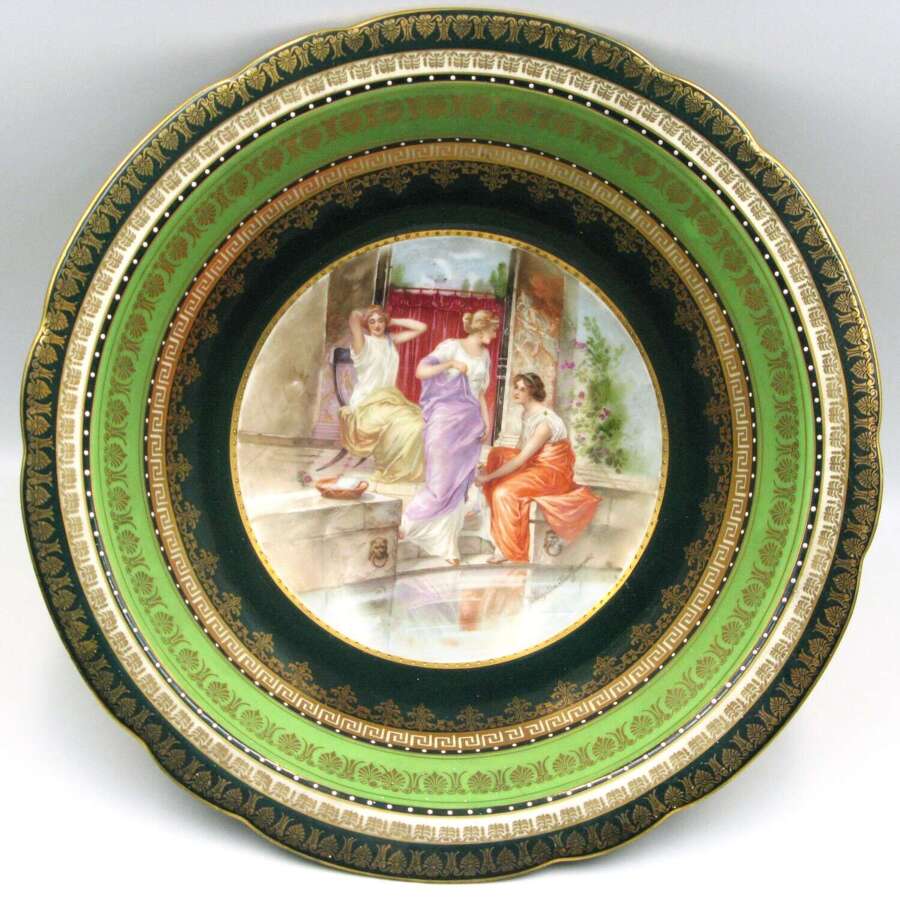 Late 19th-century Vienna style porcelain bowl