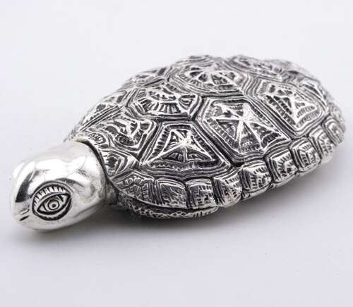 Antique Chinese Export Silver Scent Bottle, Wang Hing, Ca.1920